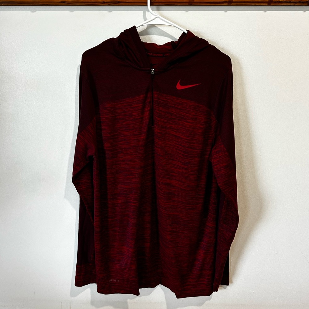 Nike pro training 1/4 zip hoodie